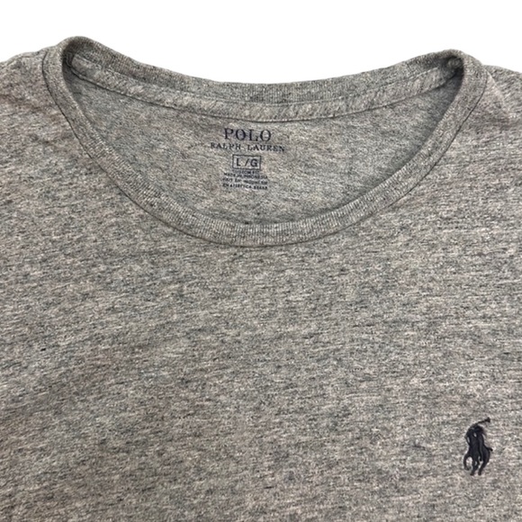 Polo Ralph Lauren Heather Gray Short Sleeve Shirt - Picture 2 of 2